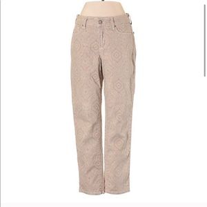 NYDJ PAISLEY PRINT ANKLE TROUSER